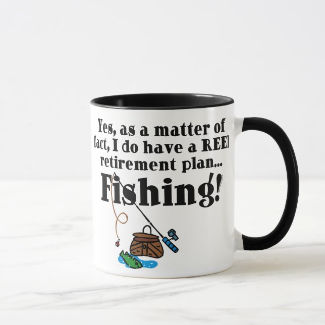 Reel Retirement Plan Mug (Right)