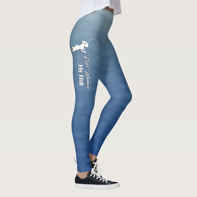 Reel Women Fly Fish Leggings (Right)