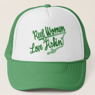 Reel Women Love Fishing womens outdoor Trucker Hat