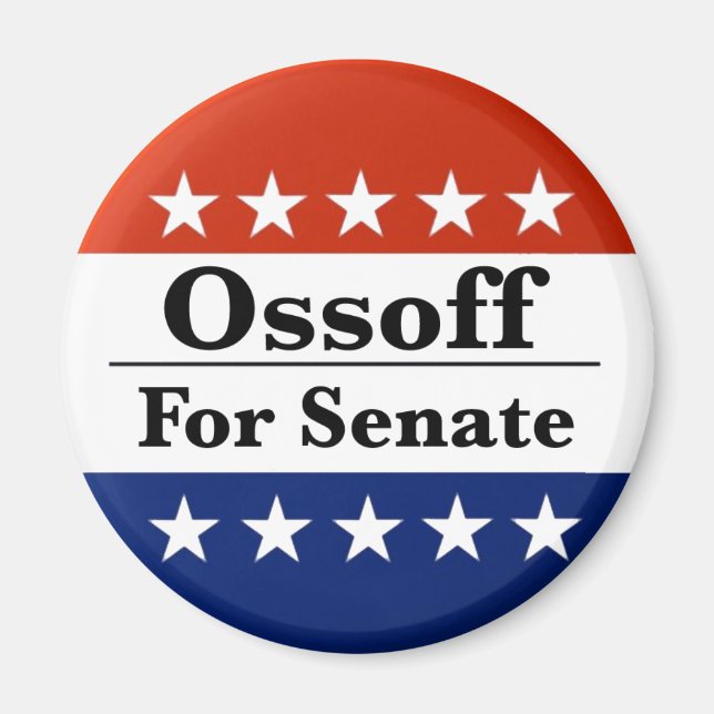Reelect Georgia Senator Jon Ossoff in 2026 Magnet (Front)