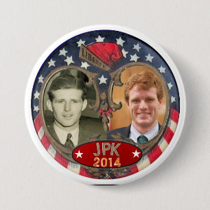 Reelect Joe Kennedy in 2014 7.5 Cm Round Badge