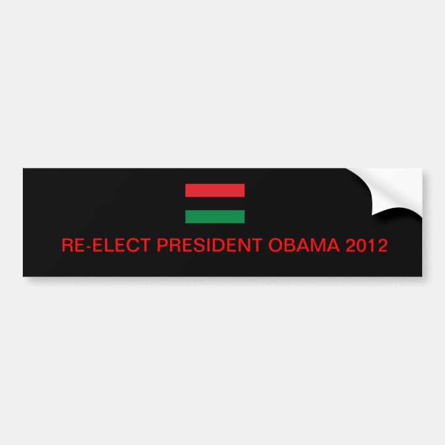 REELECT THE PRESIDENT BUMPER STICKER (Front)