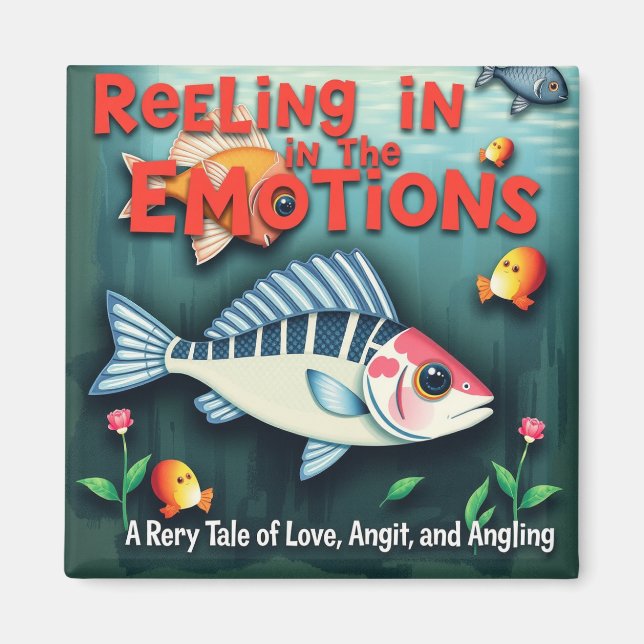 Reeling in Emotions Magnet (Front)