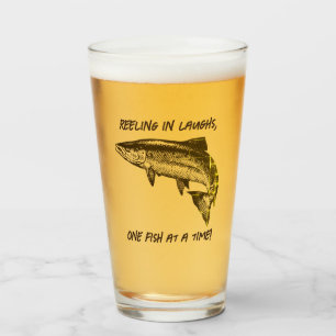 Reeling in laughs... - Fishing Beer Glass