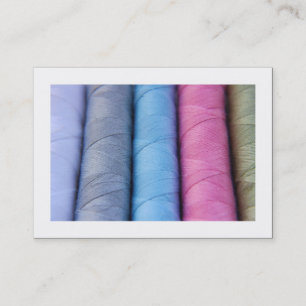 Reels of Cotton (Bordered) Business Card