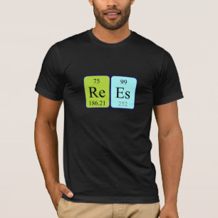 Rees periodic table name shirt