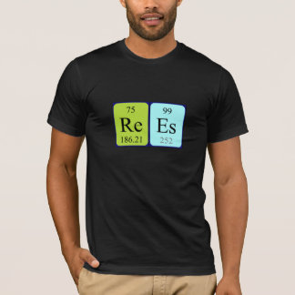 Rees periodic table name shirt