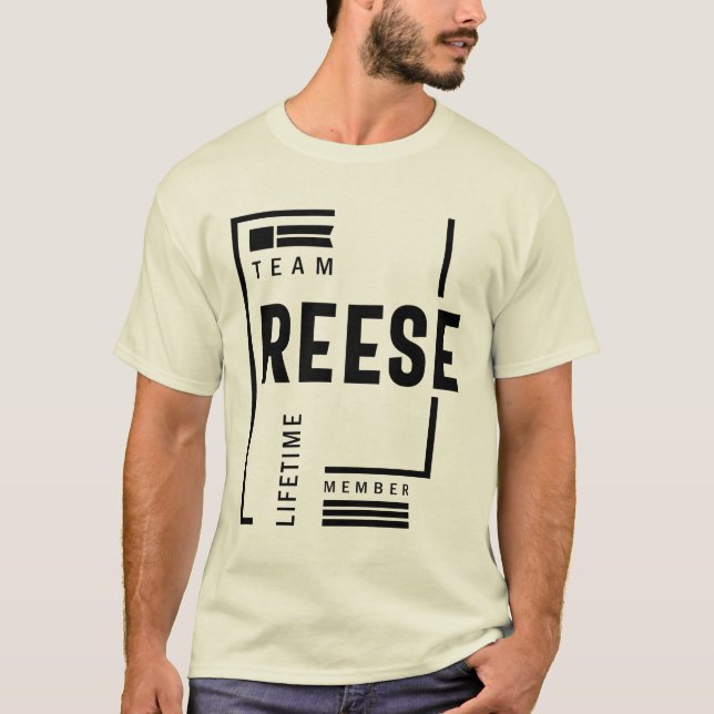 Reese Personalised Name Birthday Gift T-Shirt (Front)