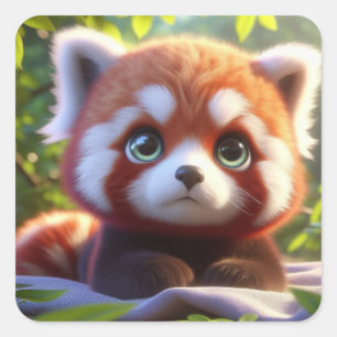 "Reese" Square Sticker