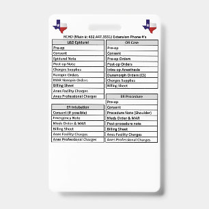 Reeves County Tasks ID Badge