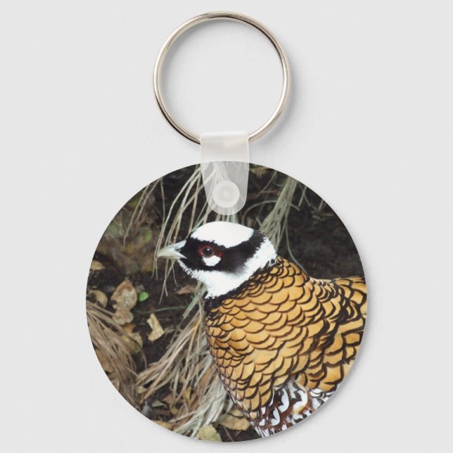Reeve's Pheasant Key Ring (Front)