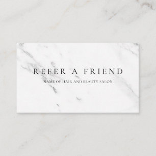 Refer a Friend Elegant Business Professional Referral Card