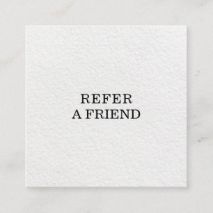 Refer a Friend Elegant Business Professional  Referral Card
