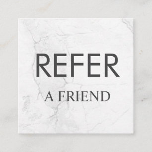 Refer a Friend Elegant Business Professional Referral Card
