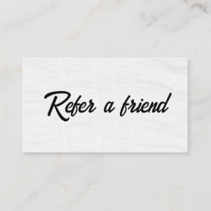 Refer a Friend Elegant Business Professional  Referral Card