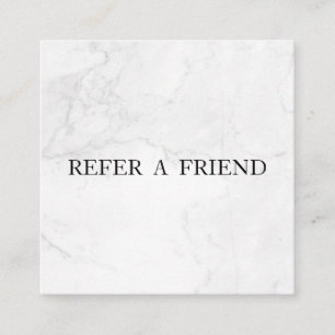 Refer a Friend Elegant Business Professional  Referral Card