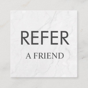 Refer a Friend Elegant Business Professional Referral Card