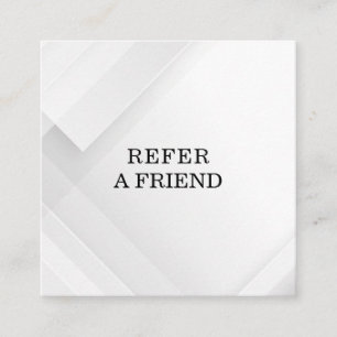Refer a Friend Elegant Business Professional  Referral Card