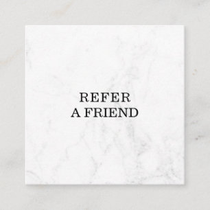 Refer a Friend Elegant Business Professional  Referral Card