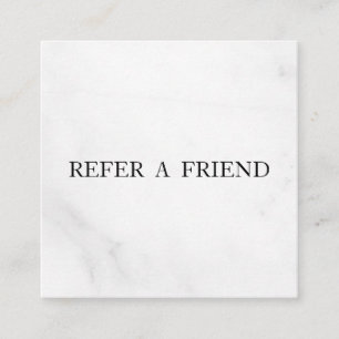 Refer a Friend Elegant Business Professional  Referral Card