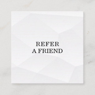 Refer a Friend Elegant Business Professional  Referral Card