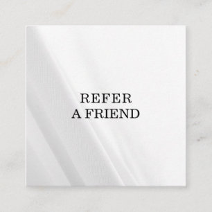 Refer a Friend Elegant Business Professional  Referral Card