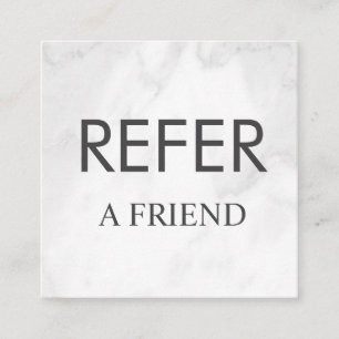 Refer a Friend Elegant Business Professional Referral Card