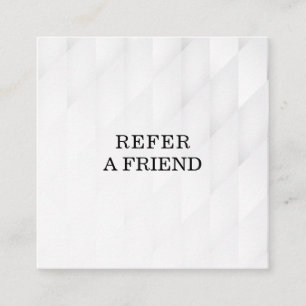 Refer a Friend Elegant Business Professional  Referral Card