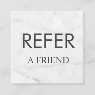Refer a Friend Elegant Business Professional Referral Card
