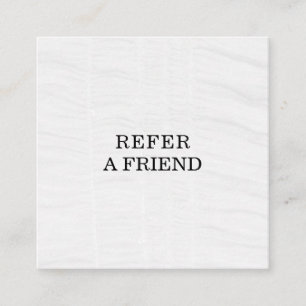 Refer a Friend Elegant Business Professional  Referral Card