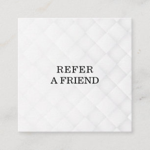 Refer a Friend Elegant Business Professional  Referral Card