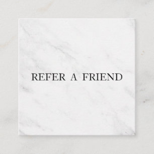 Refer a Friend Elegant Business Professional  Referral Card
