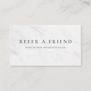 Refer a Friend Elegant Business Professional Referral Card