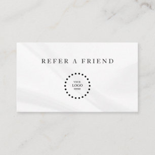 Refer a Friend Elegant Business Professional  Referral Card