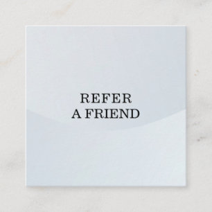 Refer a Friend Elegant Business Professional  Referral Card