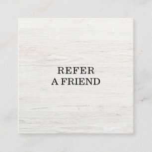 Refer a Friend Elegant Business Professional  Referral Card