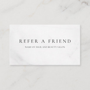 Refer a Friend Elegant Business Professional Referral Card