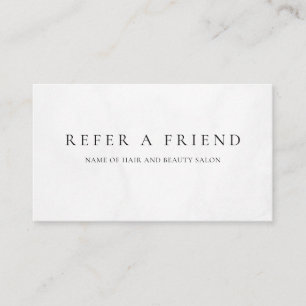 Refer a Friend Elegant Business Professional Referral Card