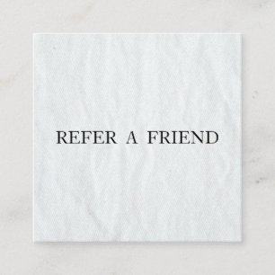 Refer a Friend Elegant Business Professional  Referral Card