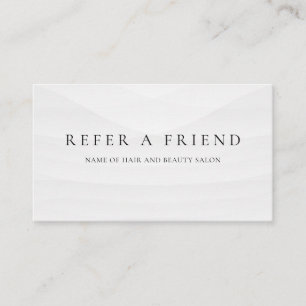 Refer a Friend Elegant Business Professional  Referral Card