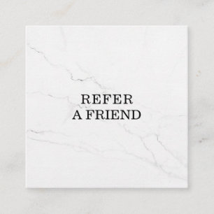 Refer a Friend Elegant Business Professional  Referral Card