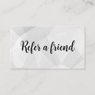 Refer a Friend Elegant Business Professional  Referral Card