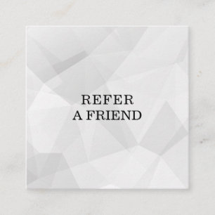 Refer a Friend Elegant Business Professional  Referral Card