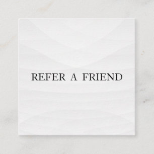 Refer a Friend Elegant Business Professional  Referral Card