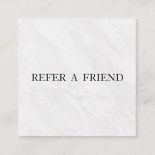 Refer a Friend Elegant Business Professional  Referral Card