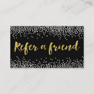 Refer a Friend Modern Confetti Dots Referral