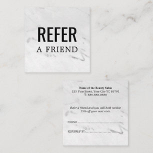 Refer a Friend Modern Professional Referral Card