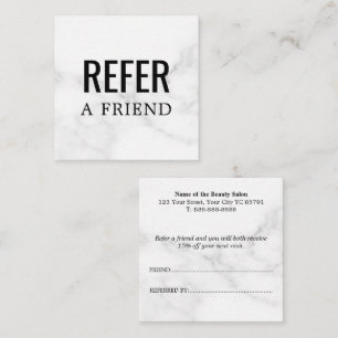 Refer a Friend Modern Professional Referral Card