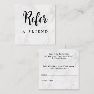 Refer a Friend Modern Professional Referral Card
