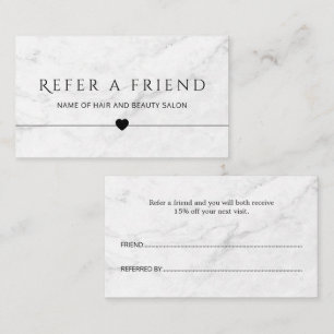Refer a Friend Modern Professional Referral Card